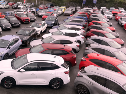 Compound full of cars